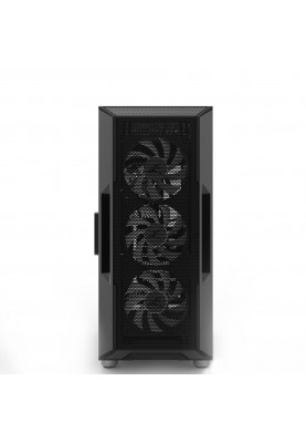 Zalman Корпус I3 NEO BLACK, без БЖ, 1xUSB3.0, 2xUSB2.0, 4x120mm RGB fans, TG Side Panel, ATX, Black