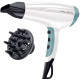 Remington Фен+випрямляч набір Shine Therapy, 2300Вт, 3 режими, дифузор, щипці для волосся (150-230 ° С, кераміка), біло-блакитний