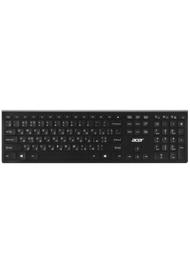 Acer Клавіатура OKR020, 109key, WL, EN/UKR/RU, чорний