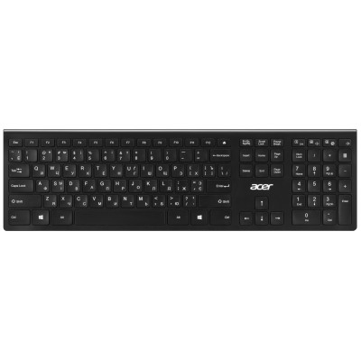 Acer Клавіатура OKR020, 109key, WL, EN/UKR/RU, чорний