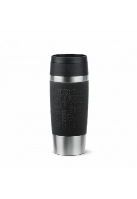 Tefal Термочашка Travel Mug Classic, 360мл, нержавіюча сталь, чорний