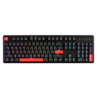 Lemokey Клавіатура механічна X3 104Key, Keychron Brown, USB-A, QMK/VIA, Hot-Swap, EN/UKR, RGB, чорний