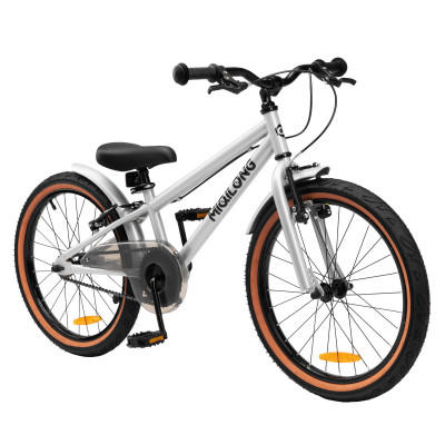 Miqilong Детский велосипед ST 20" срібний