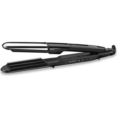 BaByliss ST496E, Випрямляч для волосся з функцією парі, 67 Вт, чорний
