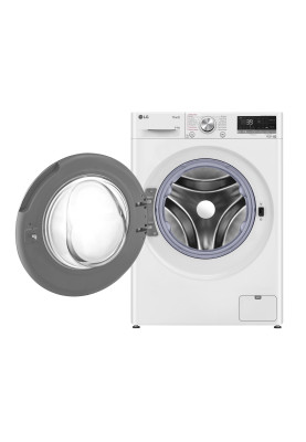 LG Прально-сушильна машина фронтальна, 9(6)кг, 1400, А, 56см, дисплей, пара, інвертор, білий