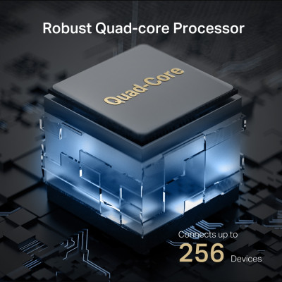 Mercusys Маршрутизатор MR90X AX6000, 1x2.5GE WAN/LAN, 1xGE WAN\LAN, 2xGE LAN