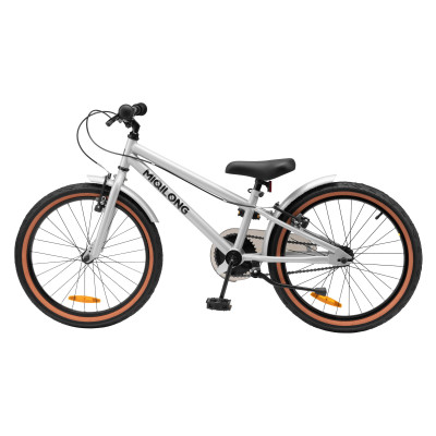 Miqilong Детский велосипед ST 20" срібний
