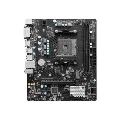 MSI Материнcька плата B450M-A PRO MAX II sAM4 B450 2xDDR4 HDMI DVI mATX