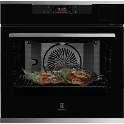 Electrolux Духовий шафа електричний, 70л, А++, пара, дисплей, конвекція, ф-ція пароварки, телескопічні напрямні, чорний