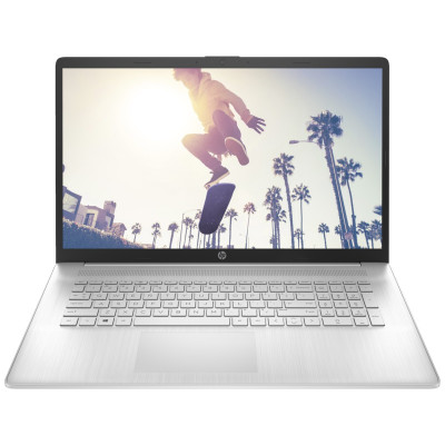 HP Ноутбук 17-cp2023ua 17.3" FHD IPS AG, AMD R3-7320U, 8GB, F512GB, UMA, DOS, сріблястий