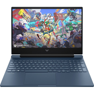 HP Ноутбук HP Victus 15-fb3049ua 15.6" FHD IPS AG, AMD R5-8645HS, 16GB, F512GB, NVD3050-6, DOS, синій