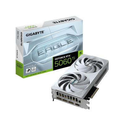 Gigabyte Відеокарта GIGABYTE GeForce RTX 5060 Ti 8GB GDDR7 EAGLE OC ICE