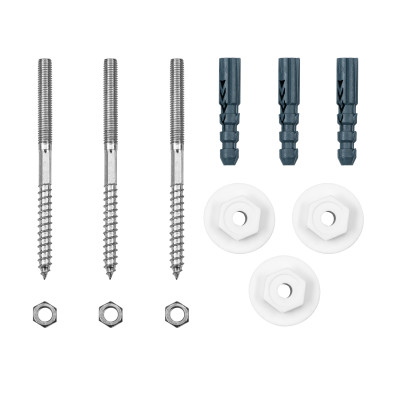 ARDESTO Раковина, умивальник ARDESTO Charlie, штучний камінь, прямокут., з отвором для змішувача, без переливу, 595х595х115мм, накладний, білий