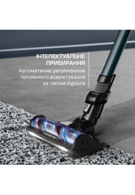 Rowenta Пилосос безпровідний X-Force Flex 12.60 Neo Auto Aqua Allergy, 150Вт, конт пилок -0.65л, автон. робота до 60хв, вага-3кг, НЕРА, чорно-синій