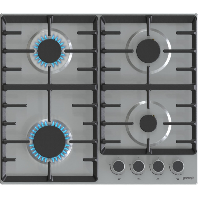Gorenje Комплект духовка електрична BO6735E02X + поверхня газова G642ABX), 743551, нерж