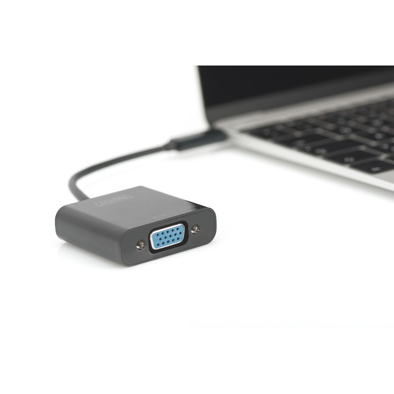 Digitus Адаптер USB-C - VGA Full HD, M/F, 0.15 m