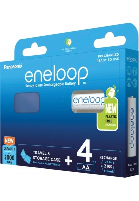 Panasonic Акумулятор Eneloop AA 2000 4BP mAh NI-MH+case