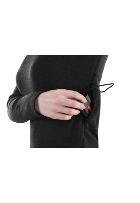 2E Tactical Жіноча термобілизна з підігрівом eFiber for Women Black, розмір S