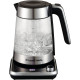 Russell Hobbs Електрочайник Attentiv Kettle, 1.7л, Strix, скло, база зі сховищем для шнура, сірий