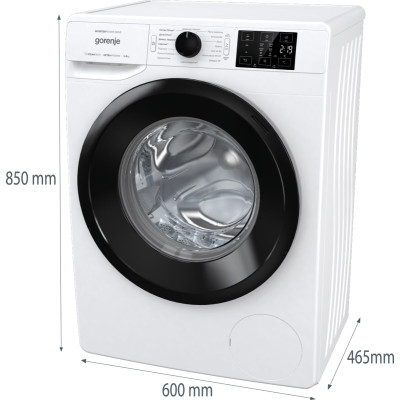 Gorenje Пральна машина фронтальна, 8кг, 1400, A+++, 46,5см, дисплей, пара, інвертор, білий Gorenje Пральна машина фронтальна, 8кг, 1400, A+++, 46,5см, дисплей, пара, інвертор, білий