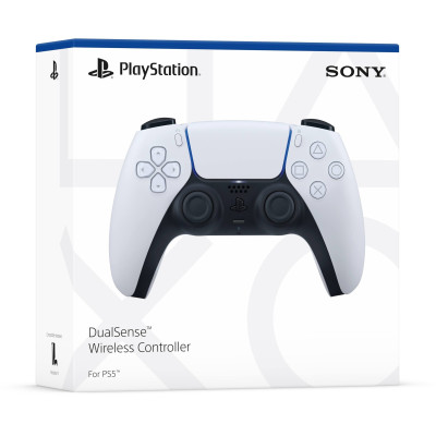 PlayStation Геймпад 5 Dualsense BT, білий