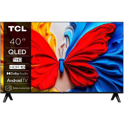 TCL Телевізор 40" TCL QLED FHD 60Hz Smart Android TV Black
