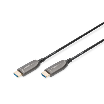Digitus Кабель HDMI UHD 8K, AOC hybrid-fiber, AM/M, 15м, чорний