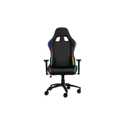 2E Gaming Крісло OGAMA II RGB, ПУ шкіра, 3D-Armrests, чорний