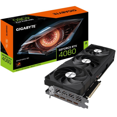 Gigabyte Відеокарта GeForce RTX 4080 16GB GDDR6X WINDFORCE