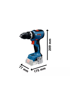 Bosch Шурупокрут-дриль акумуляторний GSB 18V-65 18В 2х5А·год 31·65Нм 0-2100об·хв ЗП GAL18V-40 кейс 1.12кг