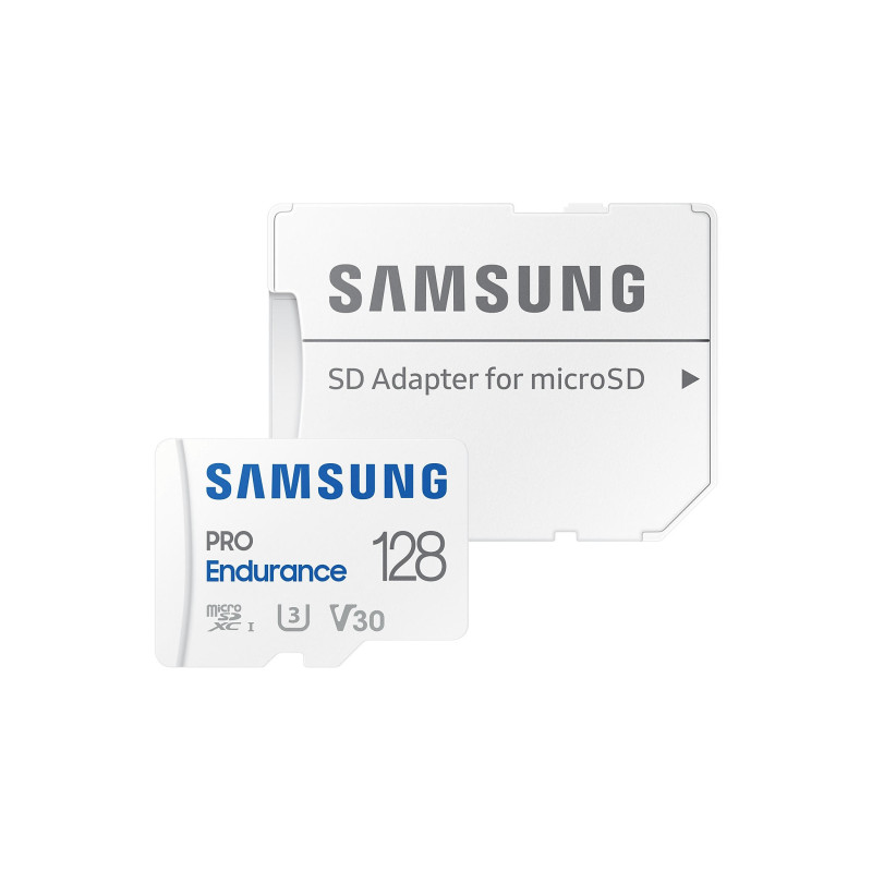 Samsung Карта пам'яті microSD 128GB C10 UHS-I R180MB/s PRO Endurance + SD