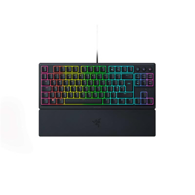 Razer Клавіатура механічна Ornata V3 TKL 84key, Mecha-Membrane Switch, USB-A, EN/UKR RGB, чорний