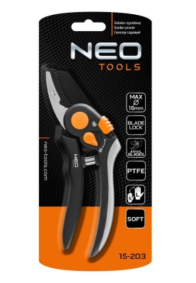 Neo Tools Секатор контактний, d різу 18мм, 200мм, 240г