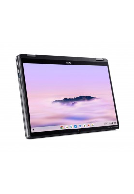 Acer Ноутбук Chromebook Plus Spin 514 CP514-4HN 14" WUXGA IPS Touch, Intel 5-120U, 8GB, F256GB, UMA, ChromeOS, сірий