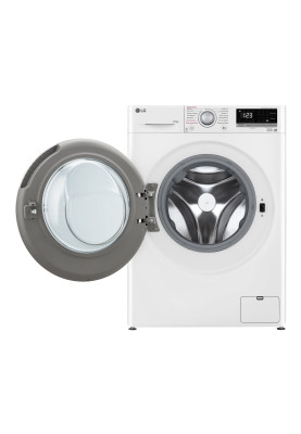 LG Прально-сушильна машина фронтальна, 9(5)кг, 1200, А, 48см, дисплей, пара, інвертор, білий