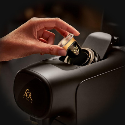 L`OR Кавомашина Philips Barista Sublime, 0.8л, капсули, чорний