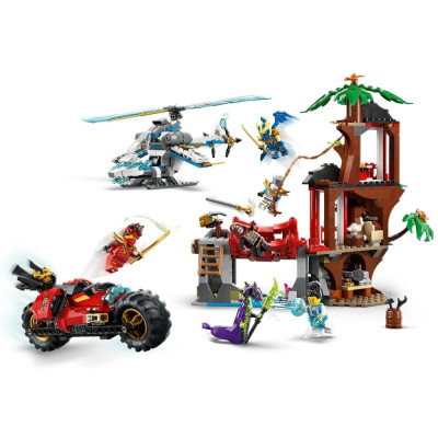 LEGO Конструктор LEGO Ninjago Автомобільна битва ниндзя біля будинку на дереві