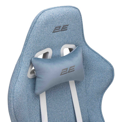 2E Gaming Крісло BUSHIDO II WE, тканина, 3D-Armrests, блакитний світлий 2E Gaming Крісло BUSHIDO II WE, тканина, 3D-Armrests, блакитний світлий