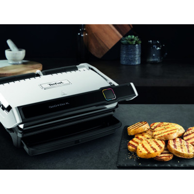 Tefal Гриль притискний OptiGrill Elite XL 2200Вт, темп. режимів-16, з'ємні пластини, метал
