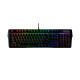 HyperX Клавіатура механічна Alloy MKW100 104key, TTC Red, USB-A, EN/UA, RGB, чорний