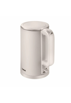 Tefal Електрочайник Thermo Protect, 1.5л, пластик, нержавіюча сталь, бежевий