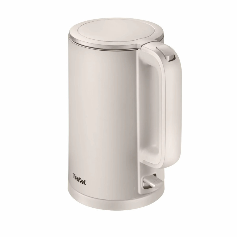 Tefal Електрочайник Thermo Protect, 1.5л, пластик, нержавіюча сталь, бежевий