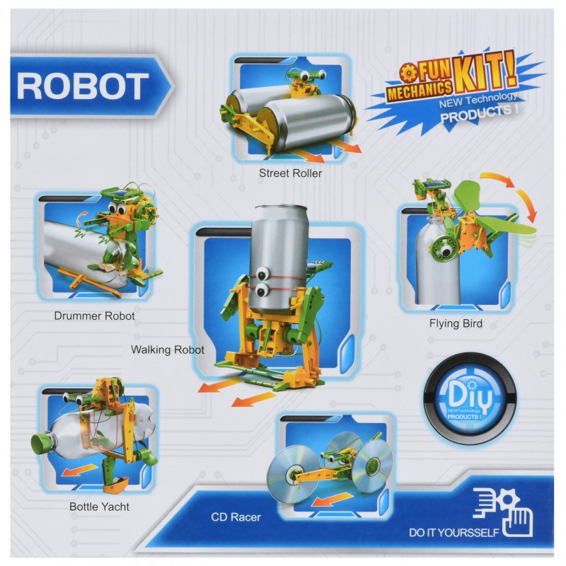 Same Toy Робот-конструктор - Екобот 6 в 1 на сонячній батареї