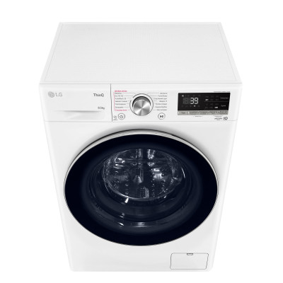 LG Пральна машина фронтальна, 8,5кг, 1200, A+++, 48см, дисплей, пара, інвертор, білий