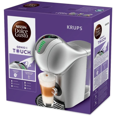 Krups Кофеварка капсульна Dolce Gusto Genio S Touch, 2,8л, сріблястий