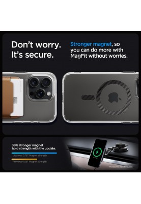 Spigen Чохол для Apple iPhone 15 Pro Max Ultra Hybrid MagFit, Carbon Fiber