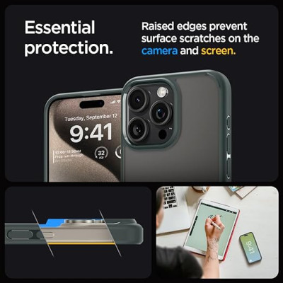 Spigen Чохол для Apple iPhone 15 Pro Ultra Hybrid, Frost Green