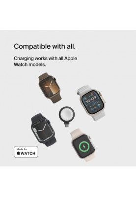 Belkin Зарядний пристрій бездротовий USB-C Apple Watch Charger, чорний