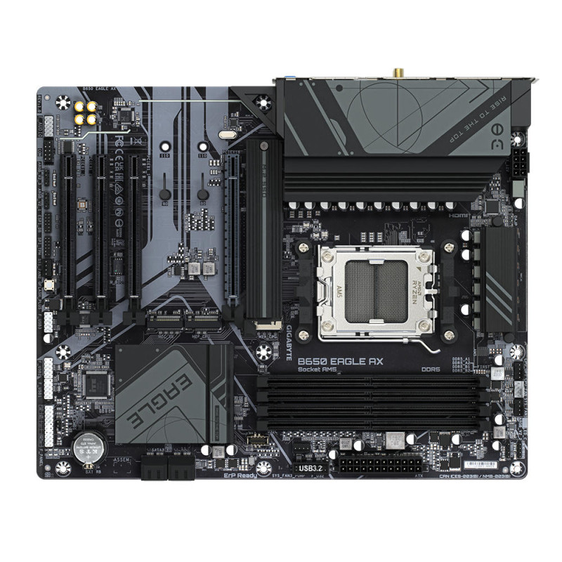 Gigabyte Материнська плата B650 EAGLE AX sAM4 B650 4xDDR5 M.2 HDMI DP ATX