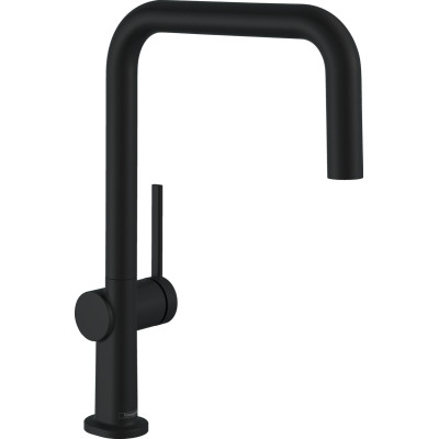 Hansgrohe Змішувач для кухні Talis M54, довж.виливу - 216мм, поворотний, 1важіль, KMU220, матовий чорний